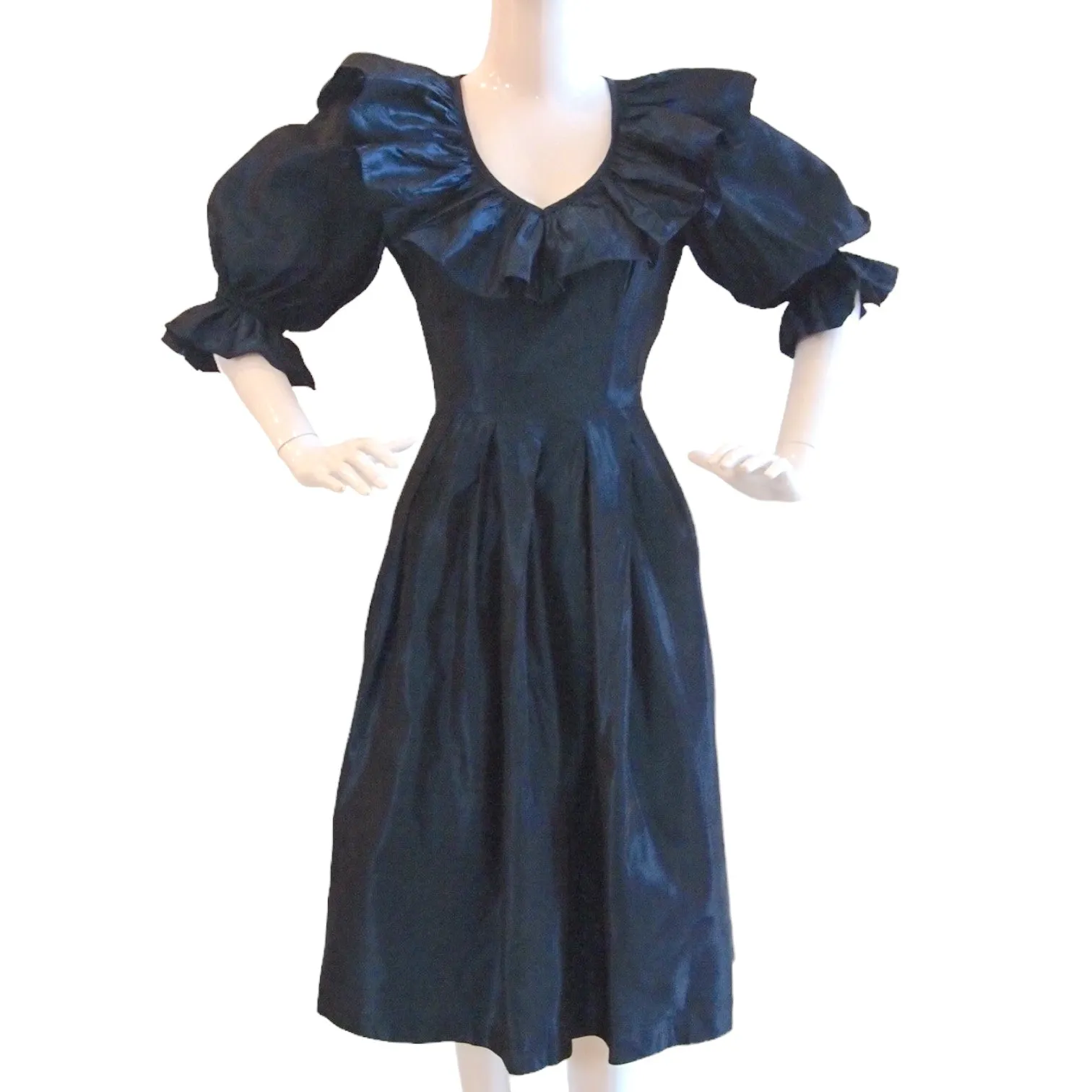 Iridescent Blue Cocktail Dress