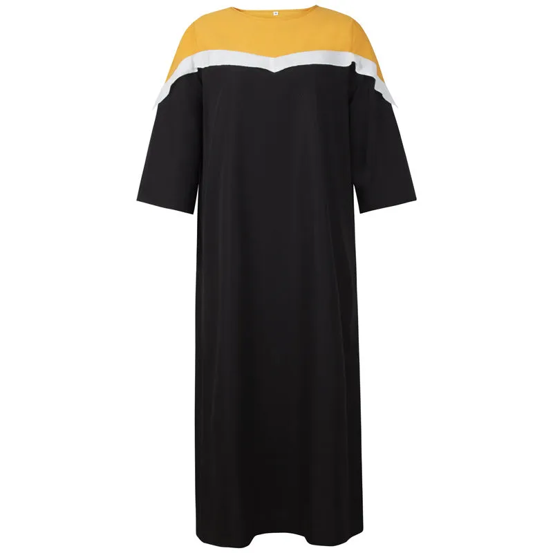 Islamic Middle East Ramadan Stitching Dress