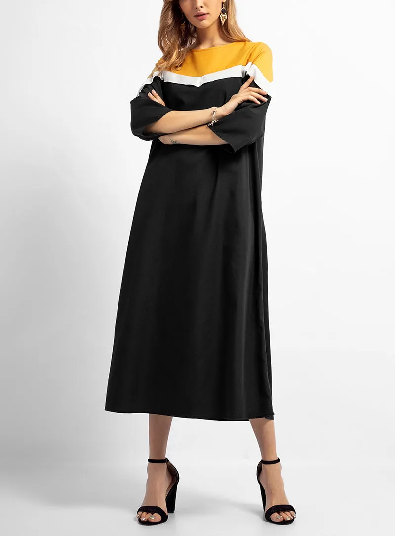 Islamic Middle East Ramadan Stitching Dress