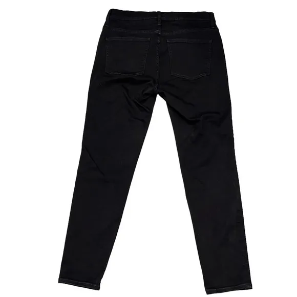 J. Crew Black 9” Toothpick Stretch Ankle Jeans