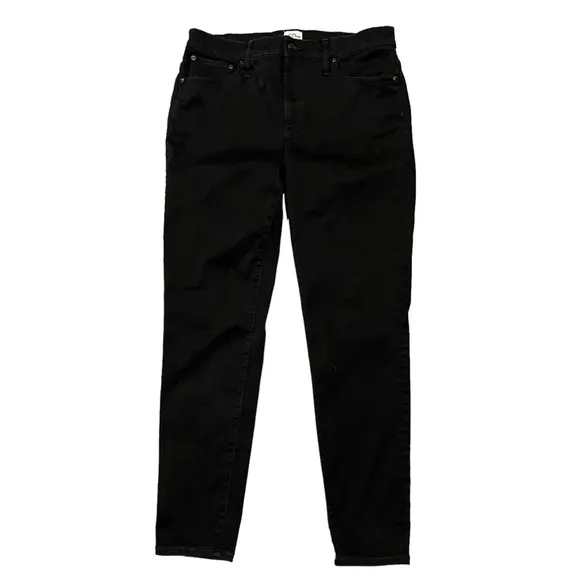 J. Crew Black 9” Toothpick Stretch Ankle Jeans