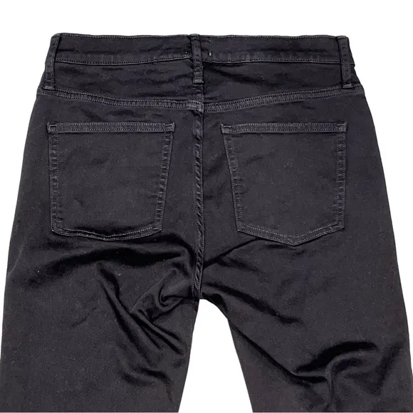 J. Crew Black 9” Toothpick Stretch Ankle Jeans