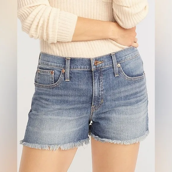 J Crew Mid-rise denim short in Squash washItem AV826