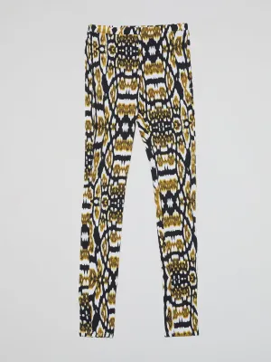 Jacquard Print Leggings
