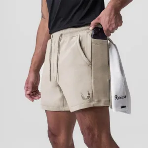 Jared - Men’s Athletic Shorts - Breathable Fabric - Elastic Waistband - Side Pockets - Sport & Casual