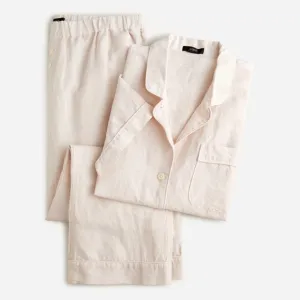 J.CREW Pale Pink Pajama Set Short Sleeve size Small