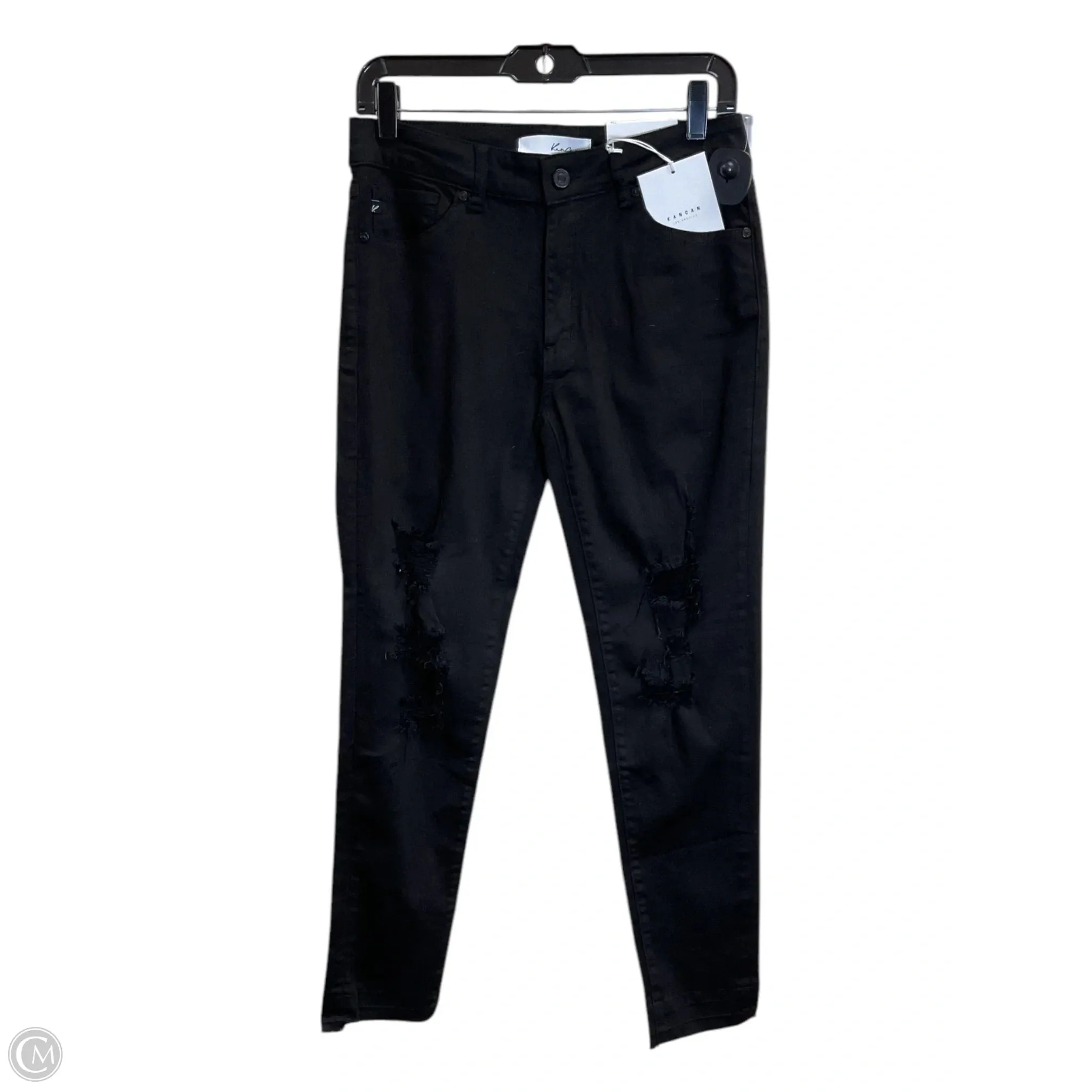 Jeans Skinny By Kancan In Black, Size: 8