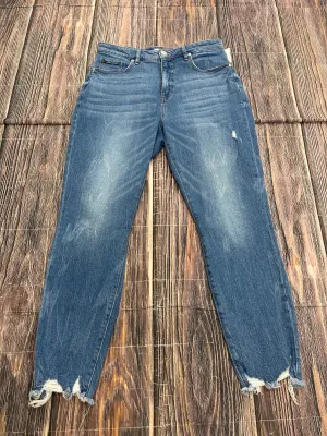 Jeans Skinny By Loft In Blue Denim, Size: 6