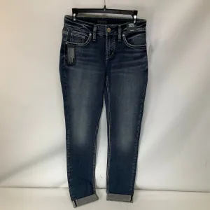 Jeans Skinny By Silver In Blue Denim, Size: 2