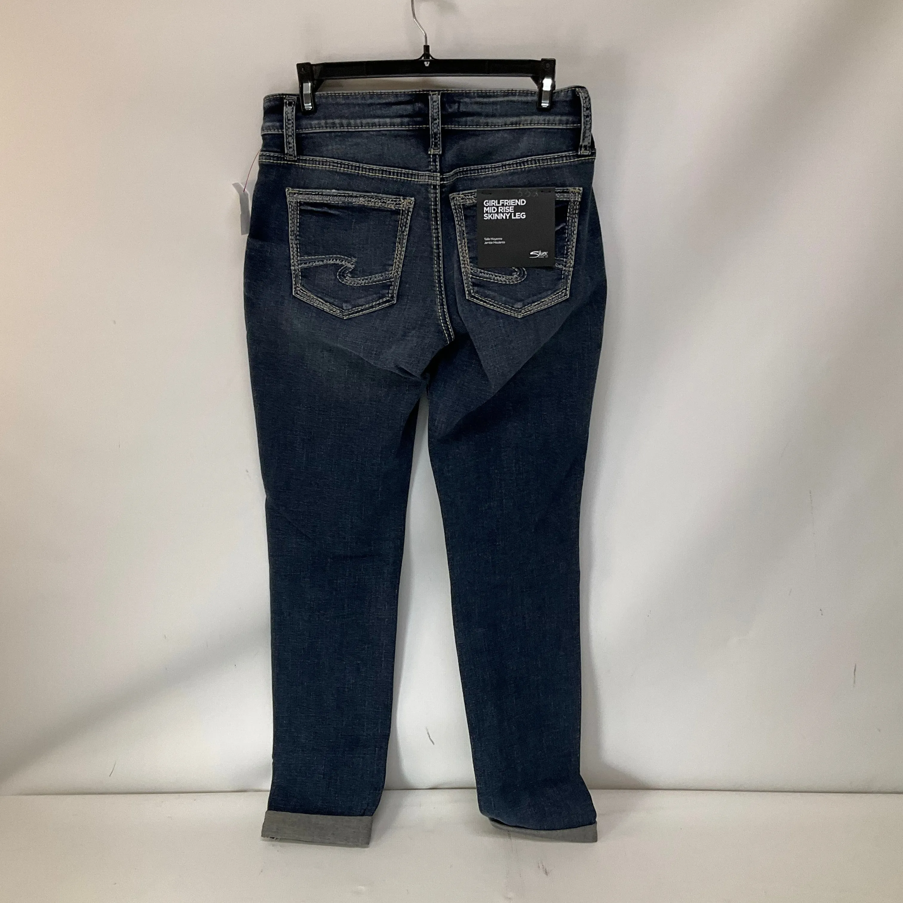 Jeans Skinny By Silver In Blue Denim, Size: 2