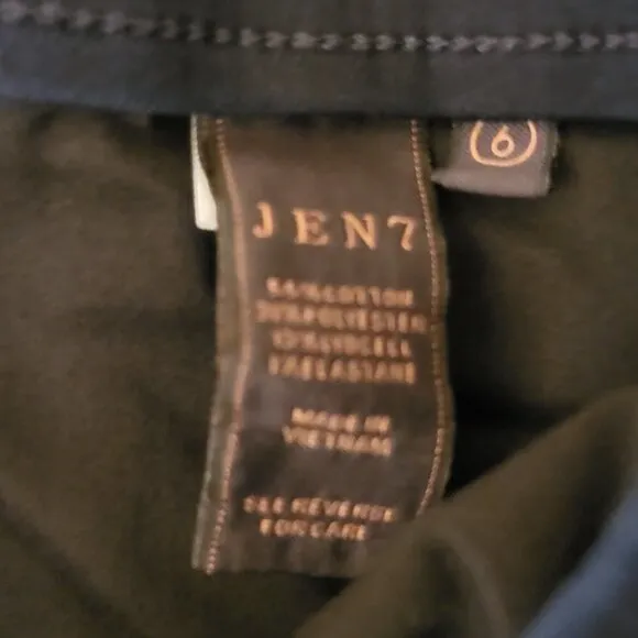 Jen7 Comfort Skinny Pull-On Jeans Classic Midnight Blue Sz 6 - NWT