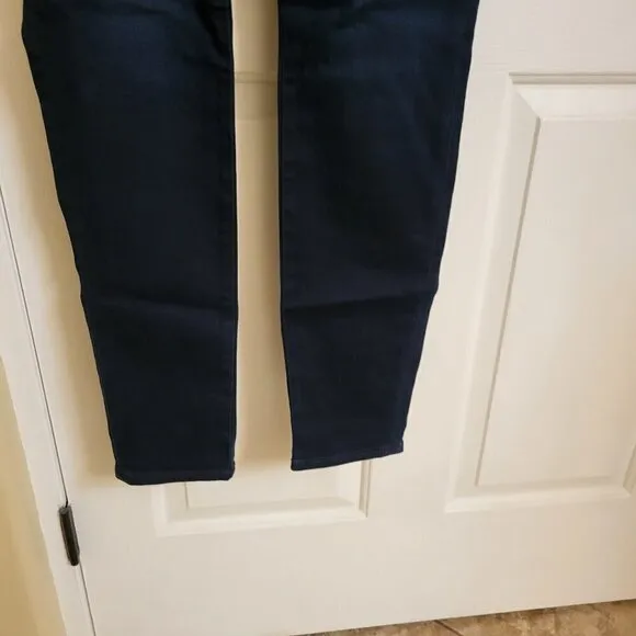 Jen7 Comfort Skinny Pull-On Jeans Classic Midnight Blue Sz 6 - NWT