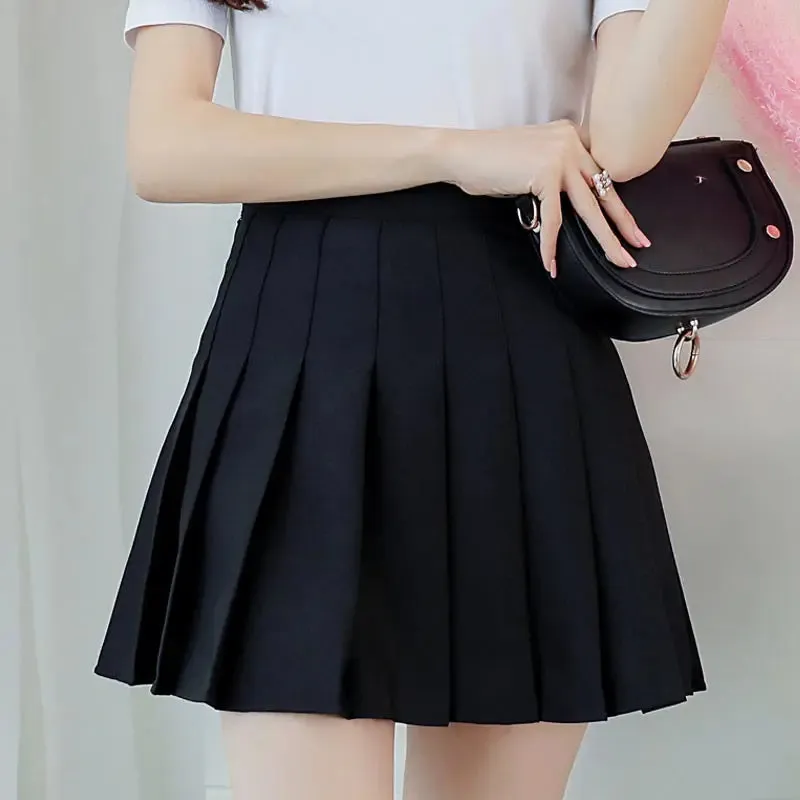 Jocoo Jolee Women Summer High Waist Plaid Skirts Casual Korean A Line Shirts Japanese School Kawaii A-line Skirts for Teenager