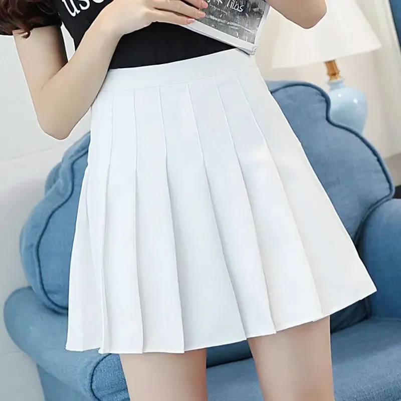 Jocoo Jolee Women Summer High Waist Plaid Skirts Casual Korean A Line Shirts Japanese School Kawaii A-line Skirts for Teenager