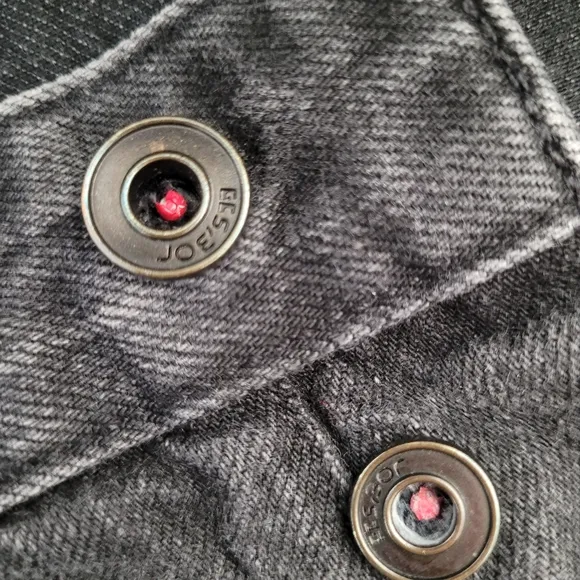 Joe's Jeans Charlie Black High Rise Raw Hem Japan Inspire Denim Shorts, 27 - EUC