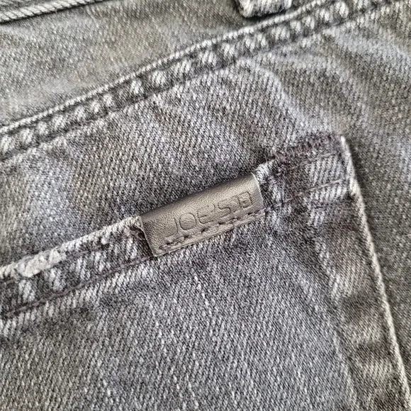 Joe's Jeans Charlie Black High Rise Raw Hem Japan Inspire Denim Shorts, 27 - EUC