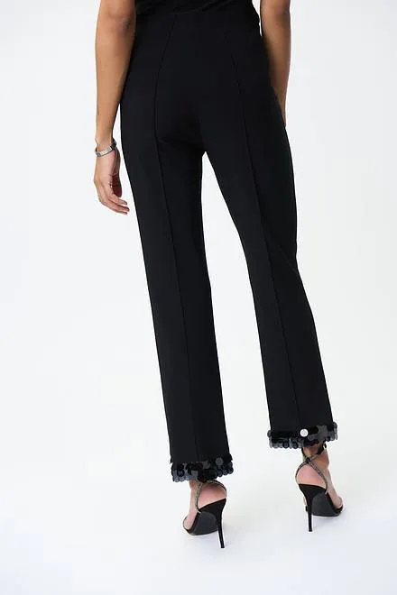 Joseph Ribkoff Sequin Trim Pants