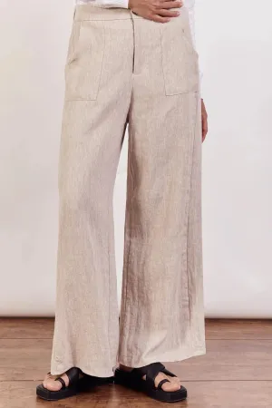 Jude Linen Pant - Natural