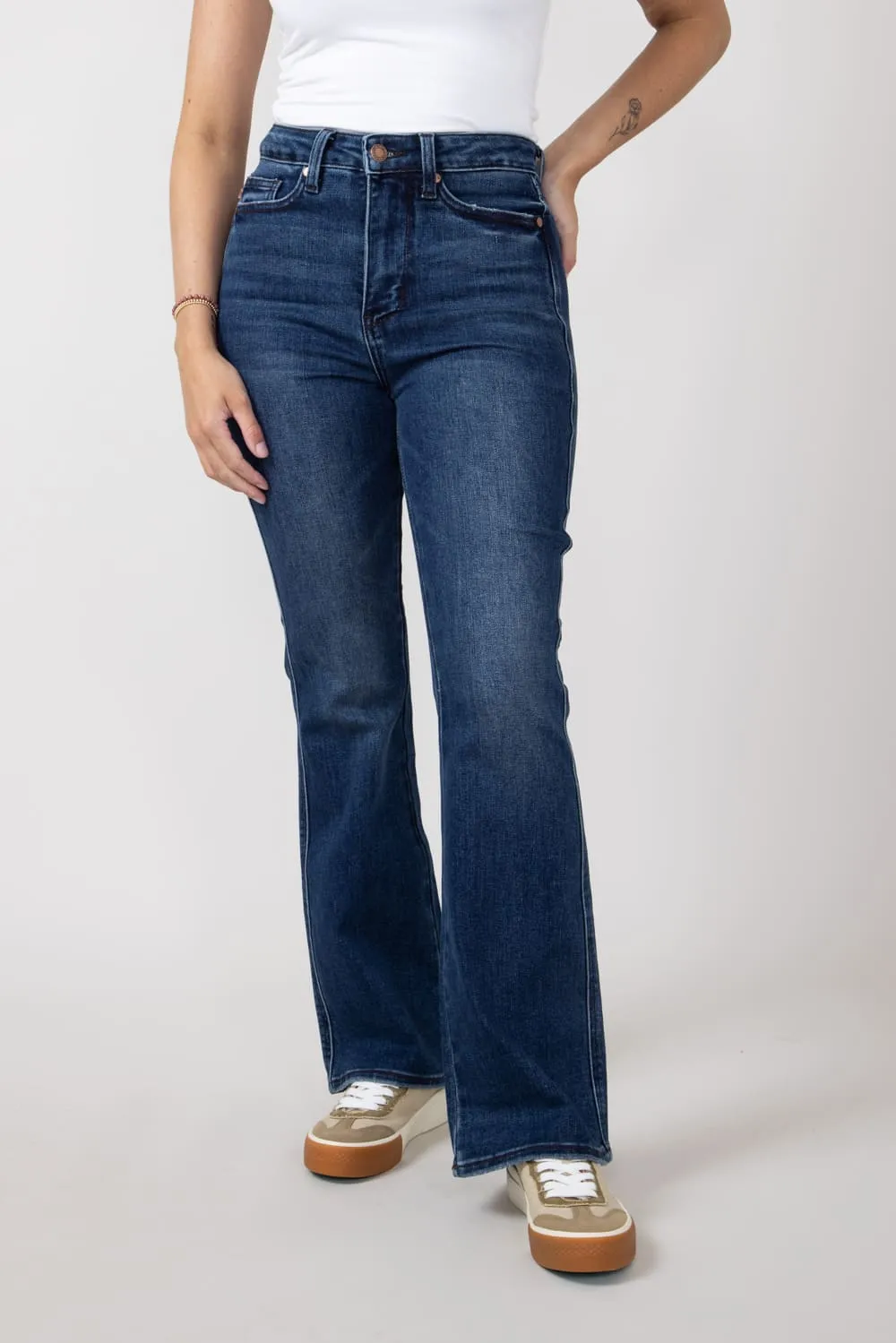 Judy Blue Embroidered Back Pocket 29" Bootcut Jeans for Women | 88786-SHORT