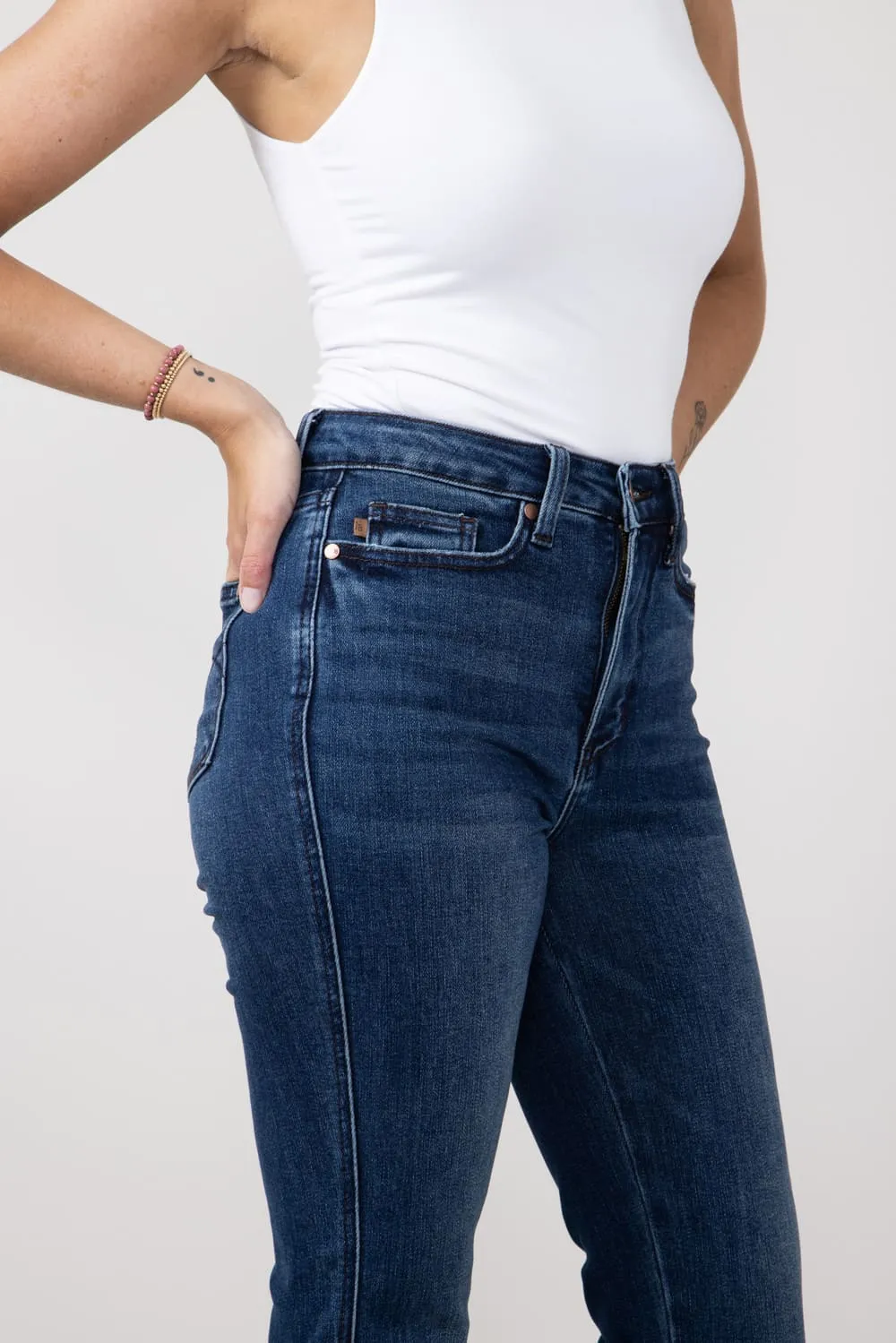Judy Blue Embroidered Back Pocket 29" Bootcut Jeans for Women | 88786-SHORT