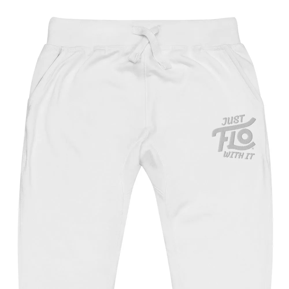 Just FLO With It Joggers (White)
