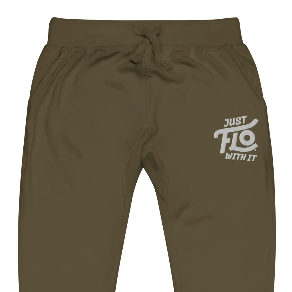 Just FLO With It Joggers (White)