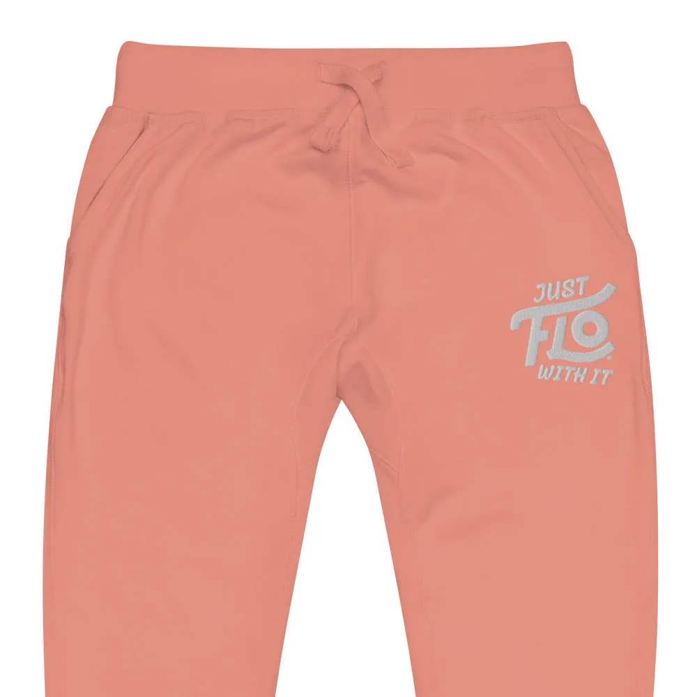 Just FLO With It Joggers (White)