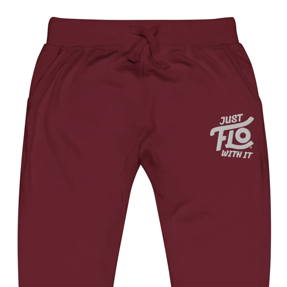 Just FLO With It Joggers (White)