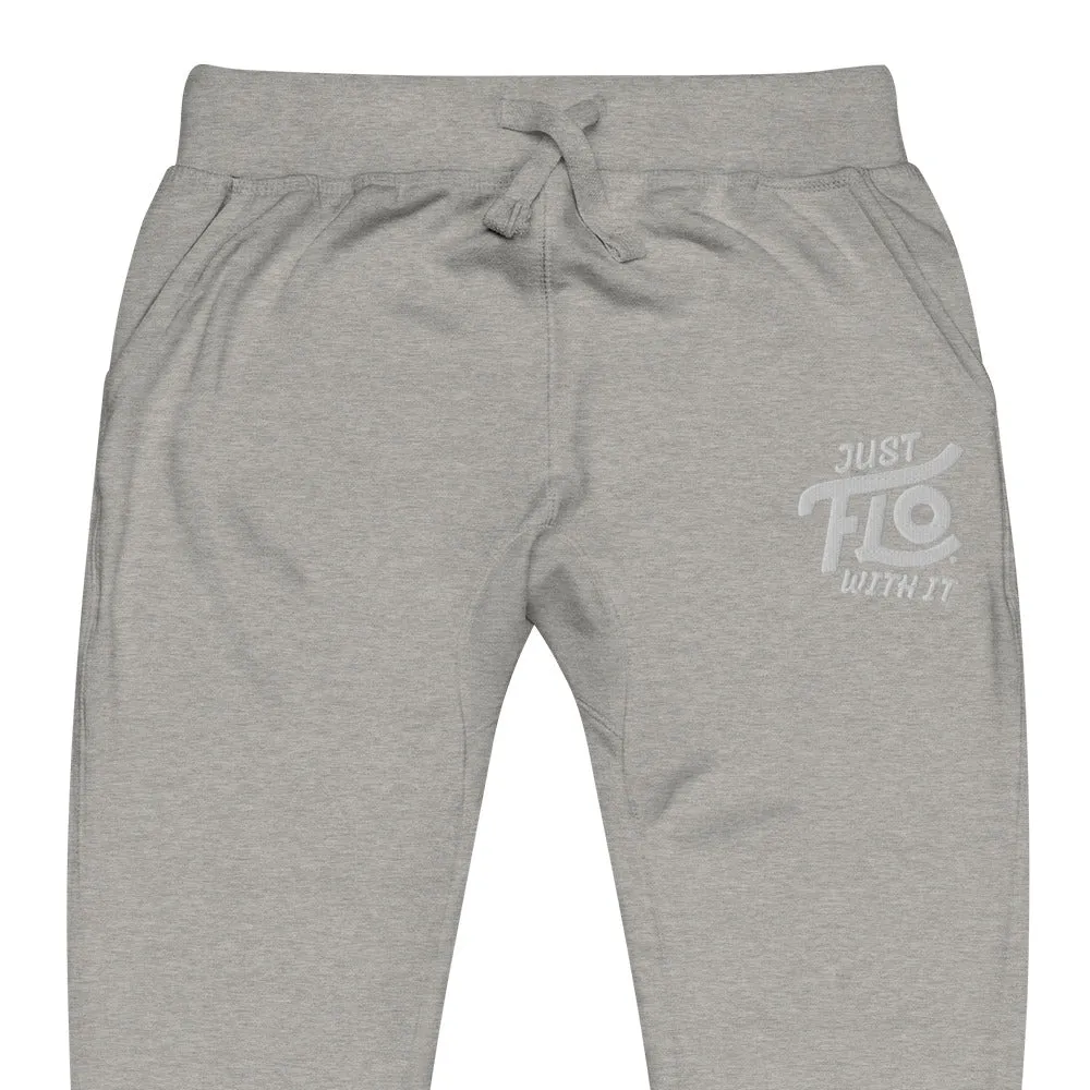 Just FLO With It Joggers (White)