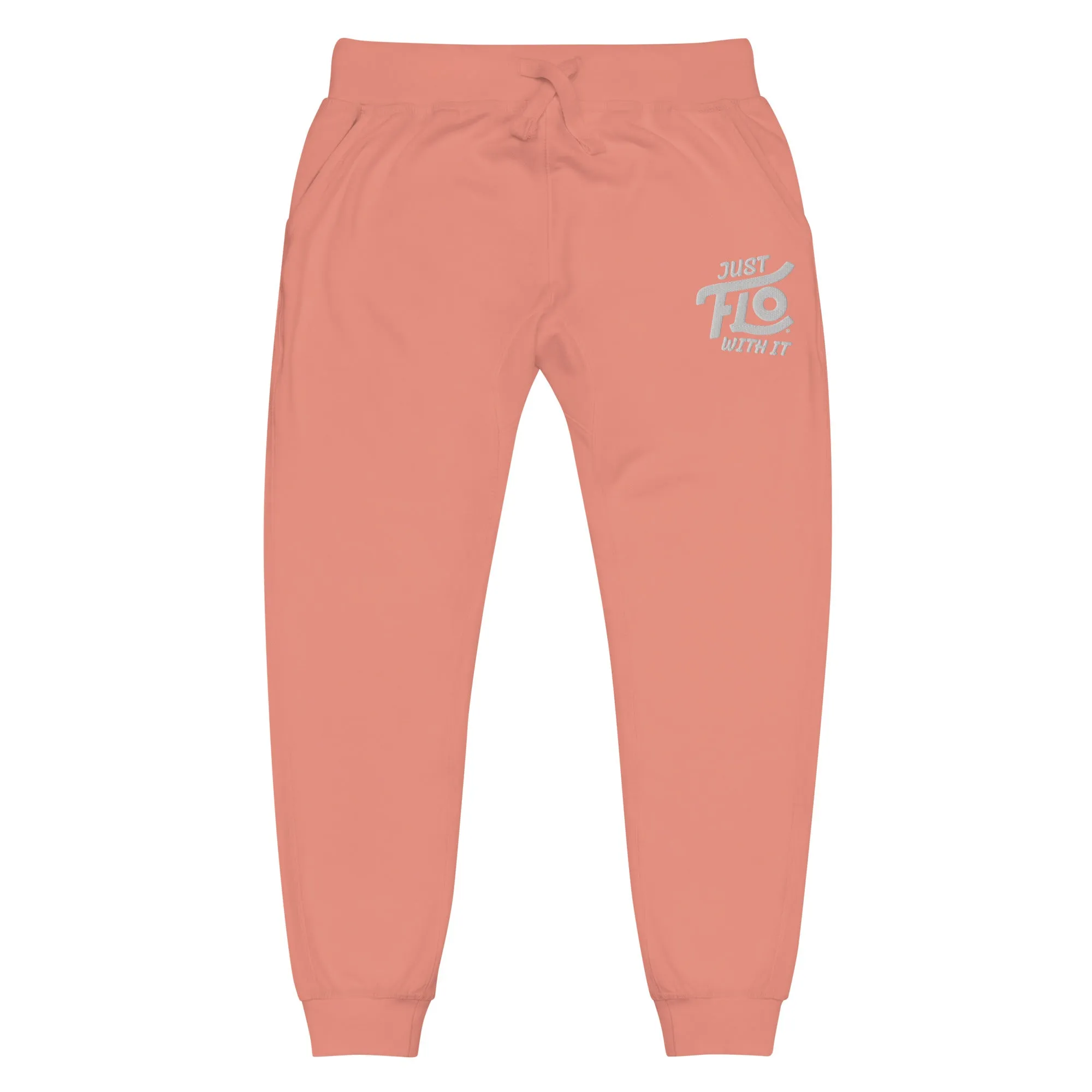 Just FLO With It Joggers (White)