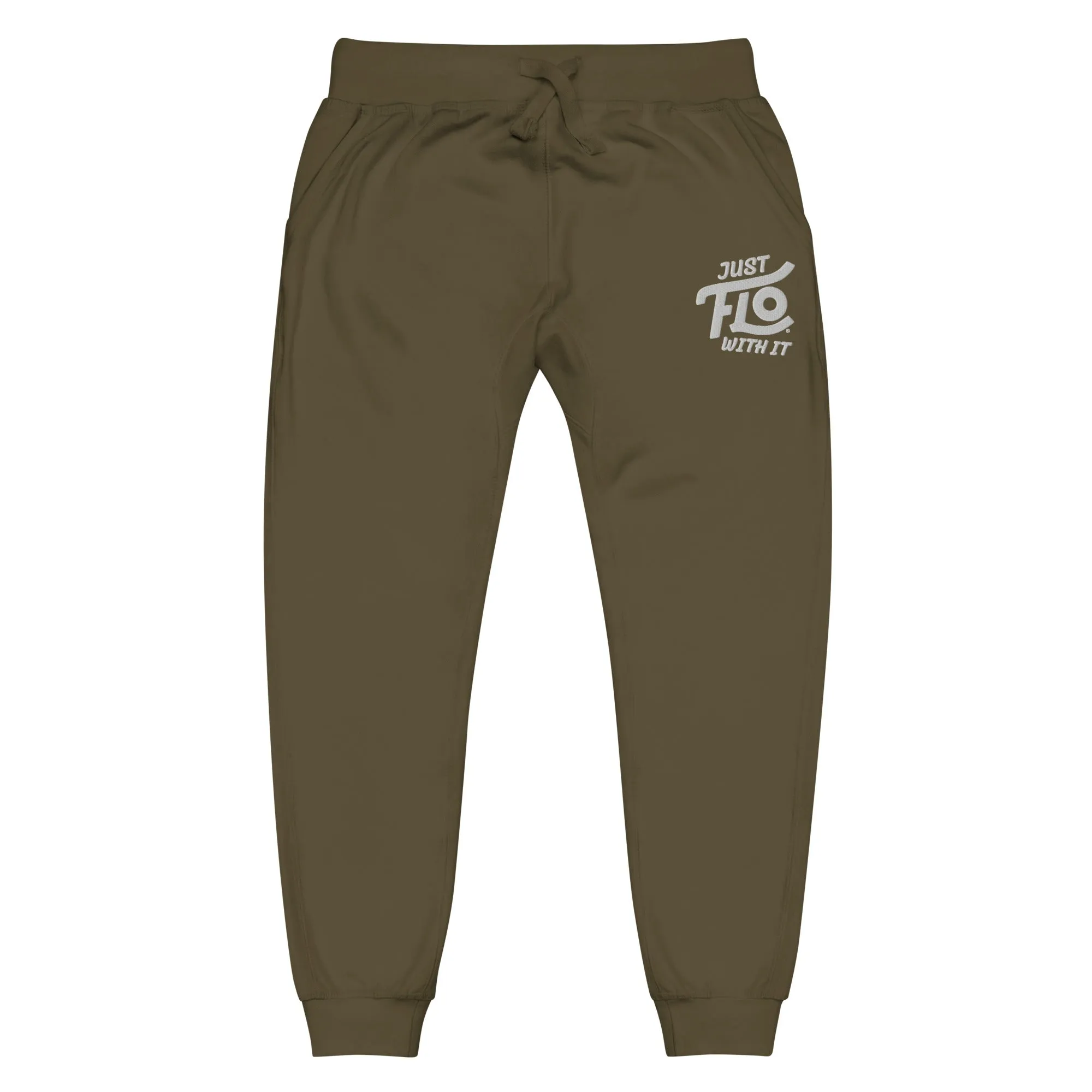 Just FLO With It Joggers (White)