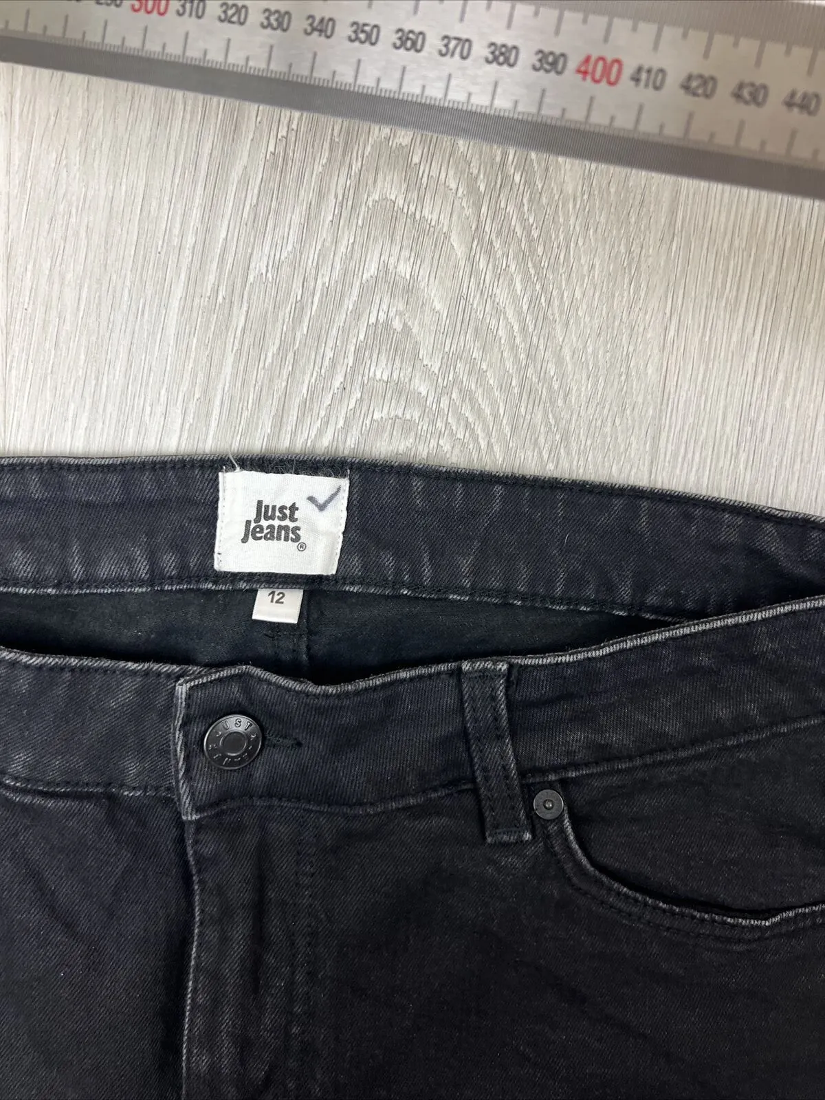 Just Jeans Womens Black Bootcut Denim Jeans Sie 12