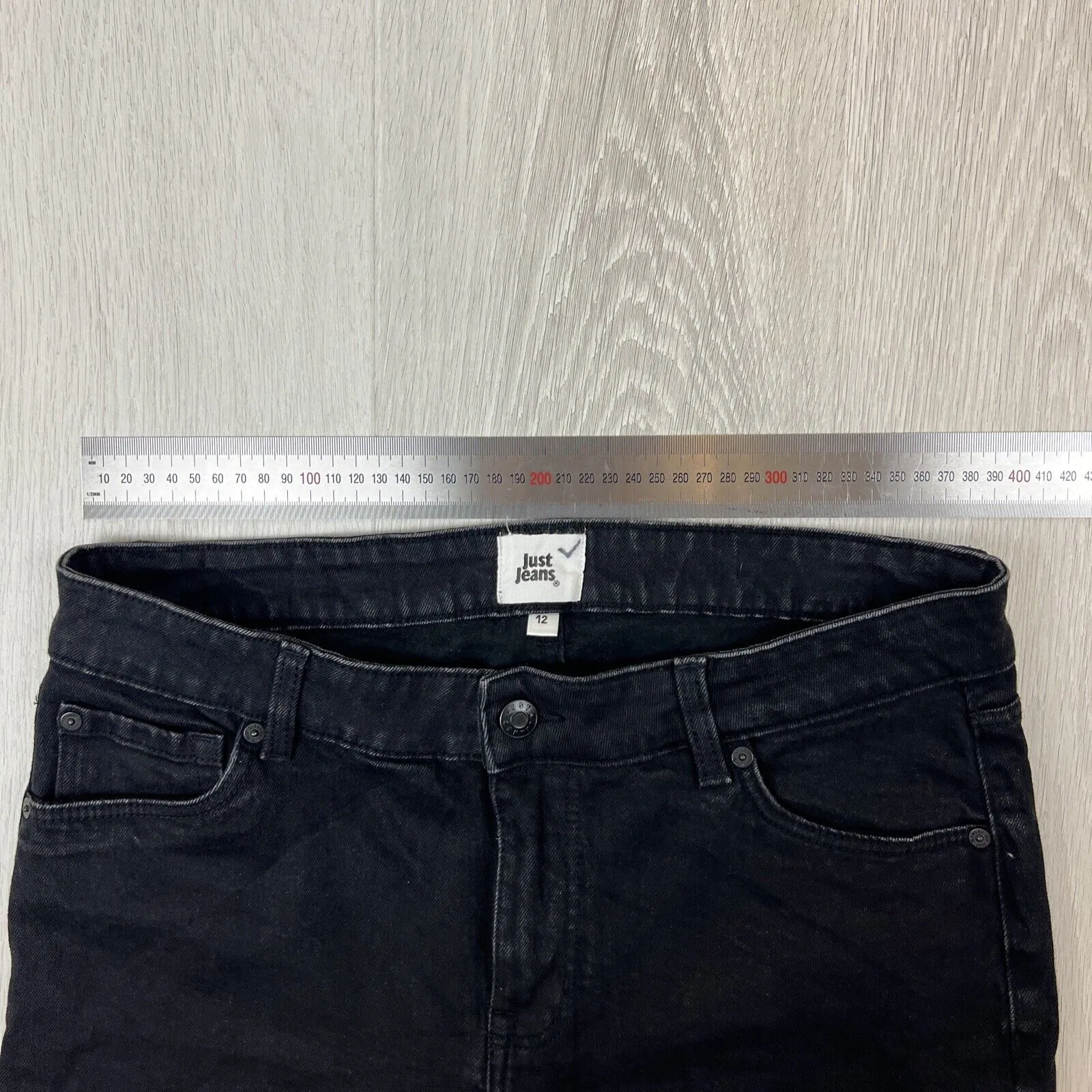 Just Jeans Womens Black Bootcut Denim Jeans Sie 12
