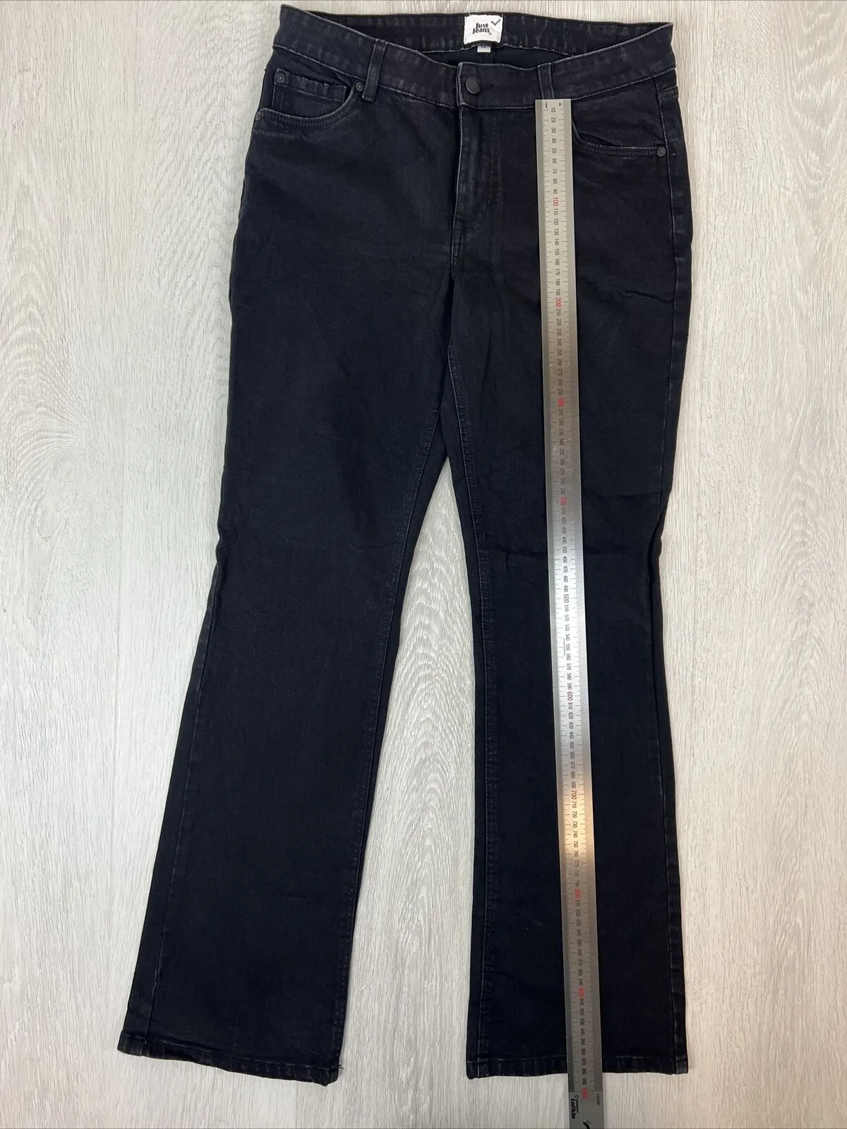 Just Jeans Womens Black Bootcut Denim Jeans Sie 12