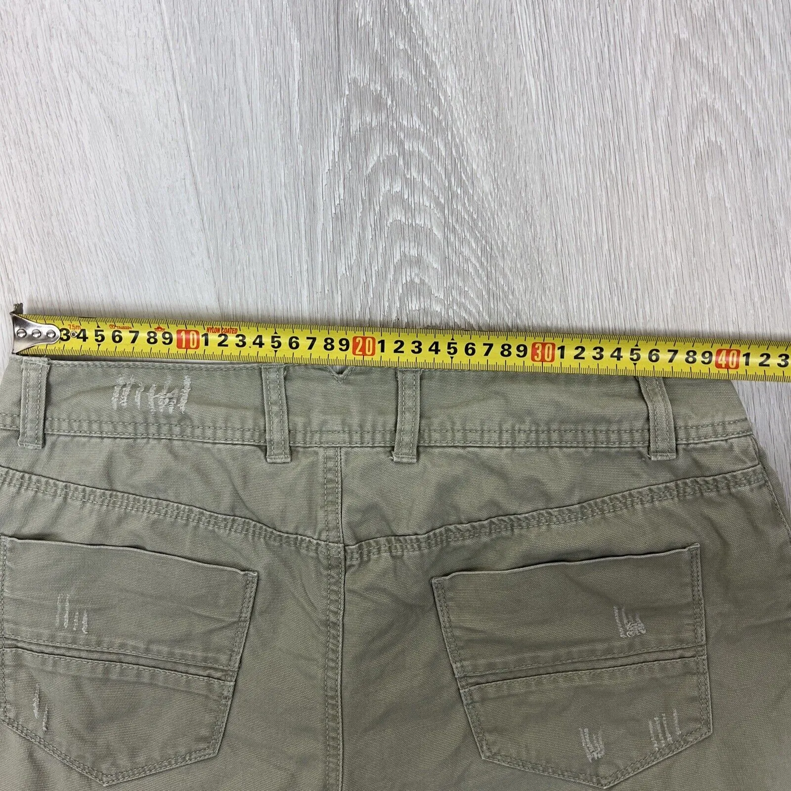 Just Jeans Womens Green Denim Shorts Size 11