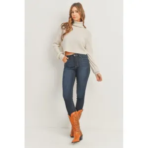 JUST USA  High Rise Clean Skinny Jeans