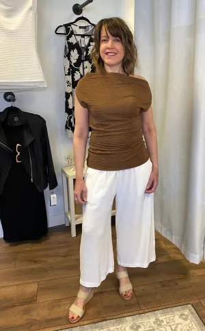 Justyne Linen Crop Pants