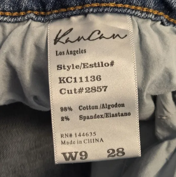 Kancan Distressed Estilo Jeans Size 28