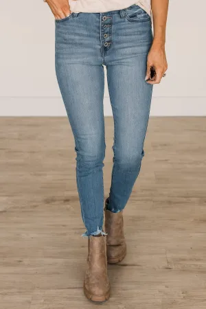 KanCan High-Rise Skinny Jeans- Violet Wash