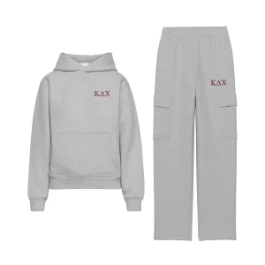 Kappa Delta Chi Fave Fit Fleece Cargo Hoodie Set