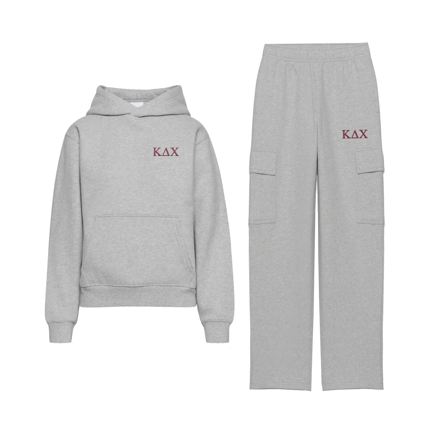 Kappa Delta Chi Fave Fit Fleece Cargo Hoodie Set