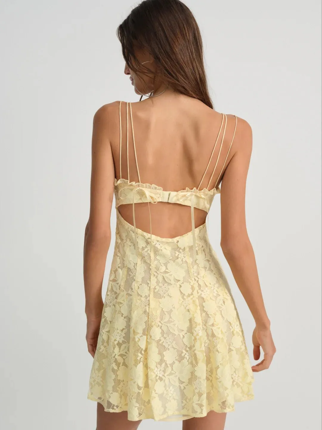 Kate Mini Dress in Yellow