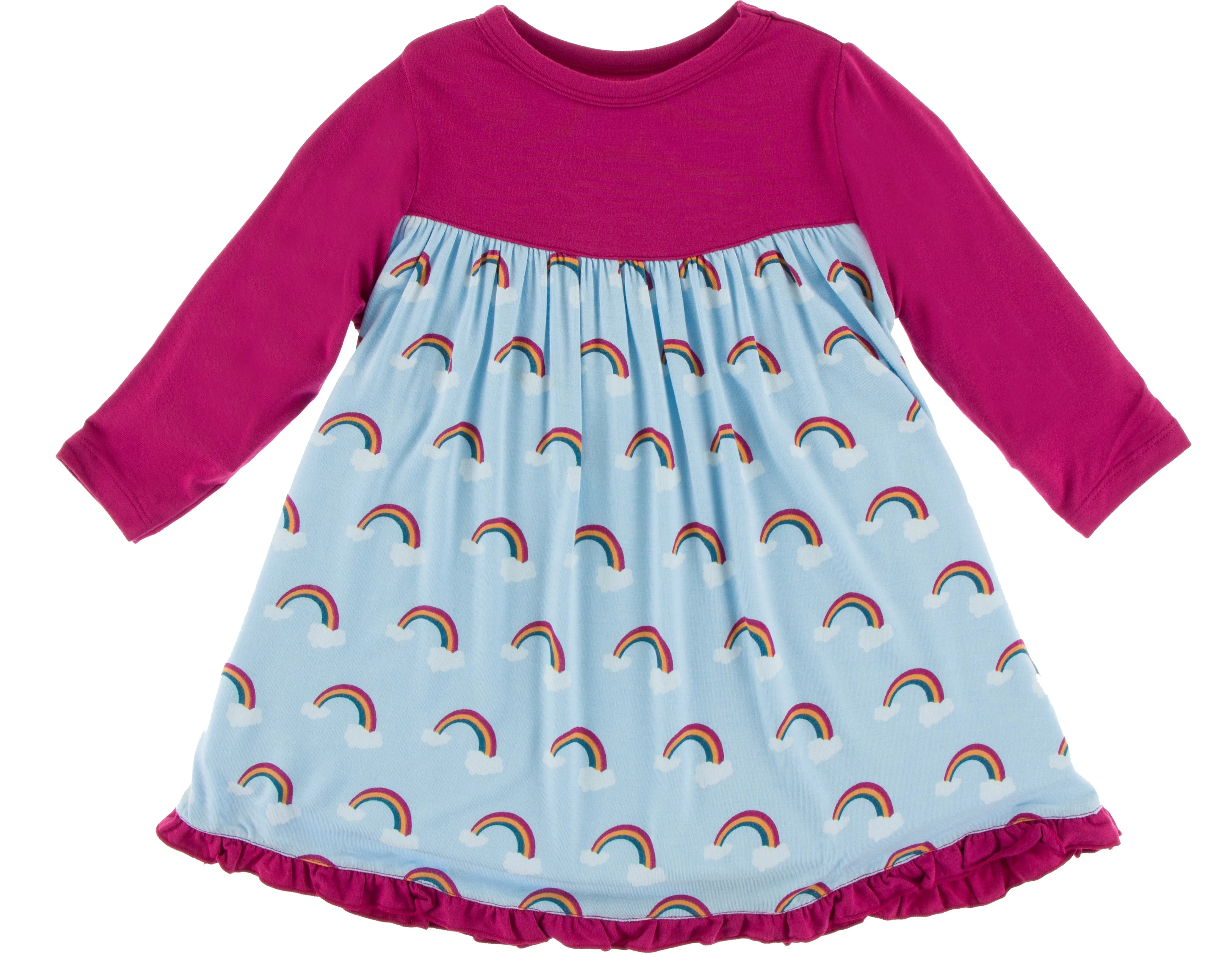 KicKee Pants Pond Rainbow L/S Swing Dress