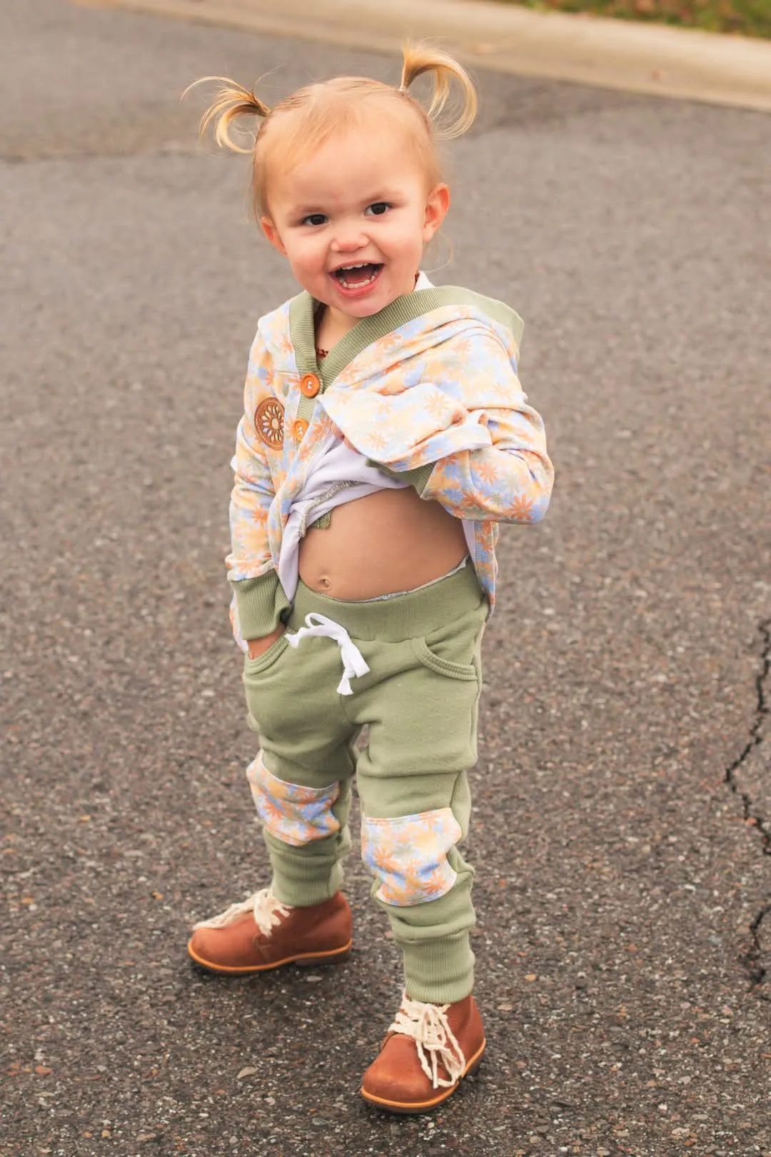 Kid's Kneepatch Joggers Sewing Pattern