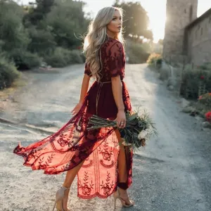 Lady In Red Dress