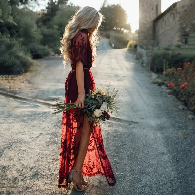 Lady In Red Dress