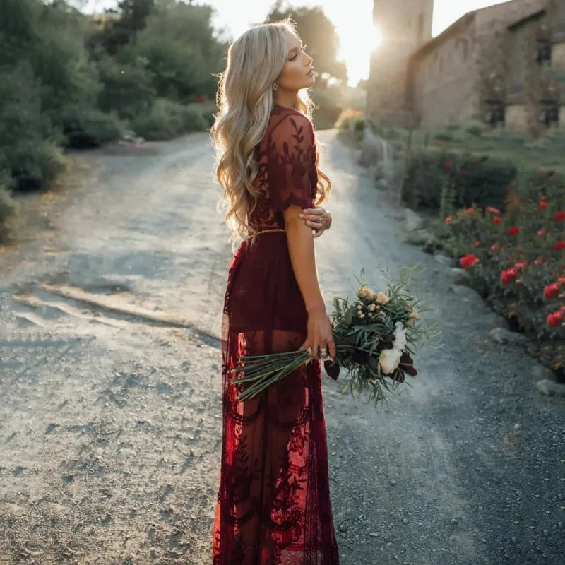 Lady In Red Dress