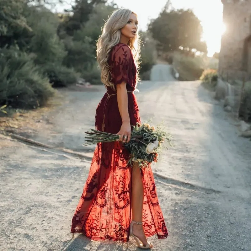 Lady In Red Dress