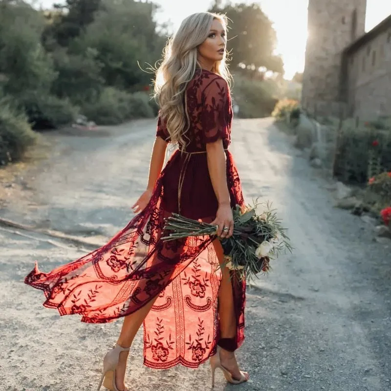 Lady In Red Dress