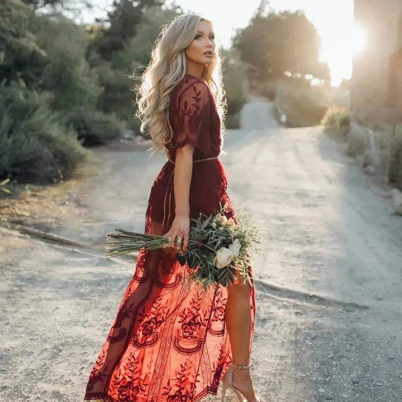 Lady In Red Dress